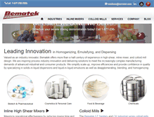 Tablet Screenshot of bematek.com